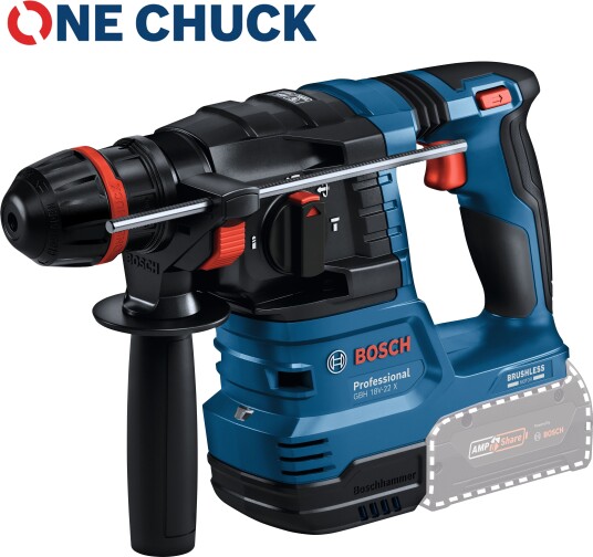 Bosch Borhammer Gbh 18 v-22 X Uten Batteri Og Lader
