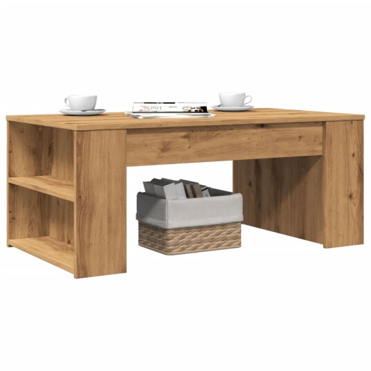 Salongbord artisan eik 102x55x42 cm konstruert tre Salongbord artisan eik 102x55x42 cm konstruert tre