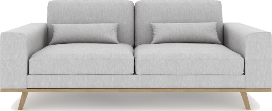 Copenhagen 2 seters Stoffsofa Grå