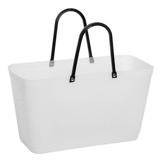 Hinza - Recycled Plastic veske stor 15L naturell