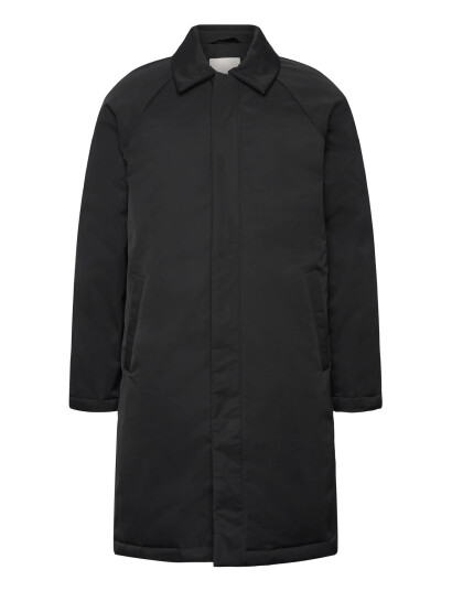 Calvin Klein Ls Long Filled Car Coat Black L Calvin Klein Ls Long Filled Car Coat Black L