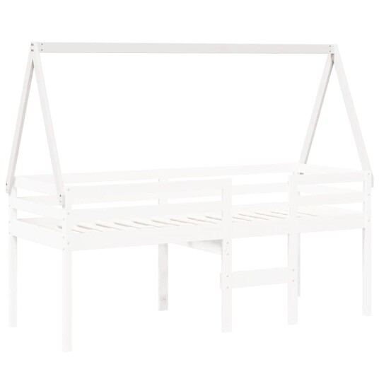 Tak for barneseng hvit 199x95,5x88 cm heltre furu Tak for barneseng hvit 199x95,5x88 cm heltre furu