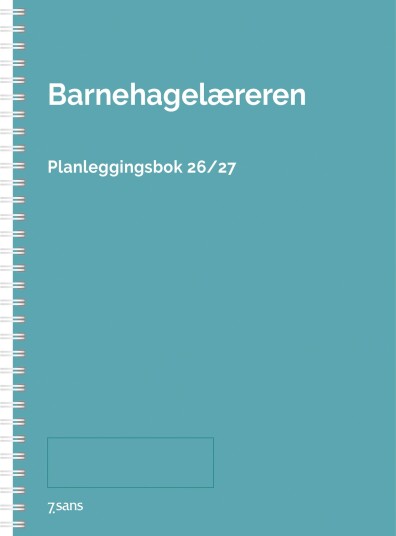 7.Sans Barnehagelærer Spiral 26/27