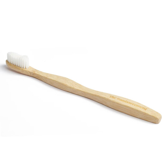 Bambus tannbørste SOFT The Bamboovement HVIT