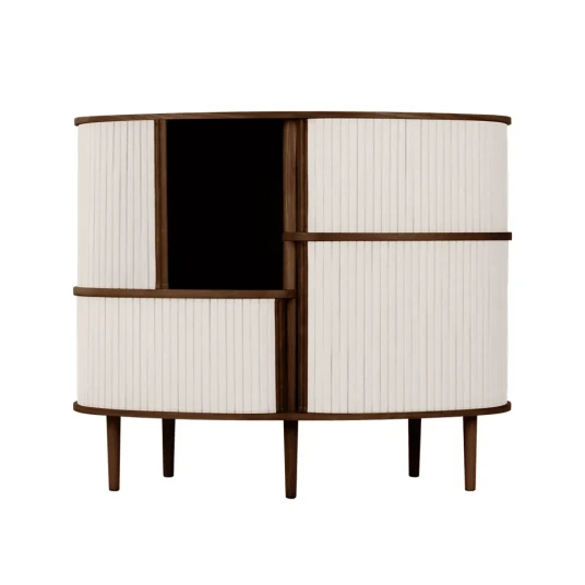 Umage Audacious Highboard Skap mørk eik/White Sands