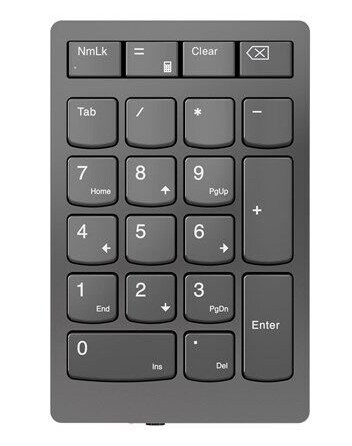 Lenovo Go Wireless Numeric Keypad - Numpad - Gr Lenovo Go Wireless Numeric Keypad - Numpad - Gr