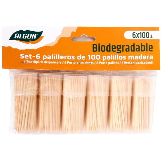 Algon tretannpirkere 6 x 100 pcs. Algon tretannpirkere 6 x 100 pcs.