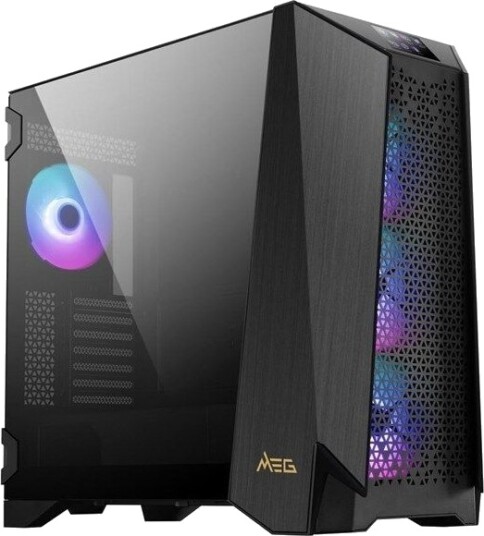 MSI MEG PROSPECT 700R - mid tower - extended ATX - Kabinett - Tower - Svart MSI MEG PROSPECT 700R - mid tower - extended ATX - Kabinett - Tower - Svart
