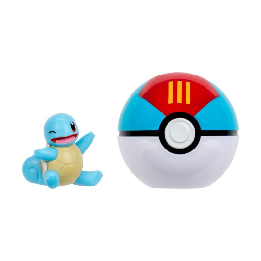 Proxy Clip N Go Squirtle med Lure Ball Blå