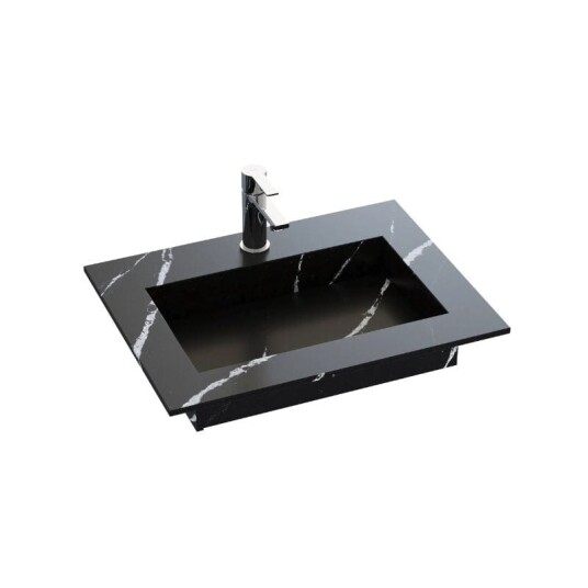 Dansani Inzo Angular Silestone B60-165xh1,20xd45,50cm Eternal Marquina 60cm