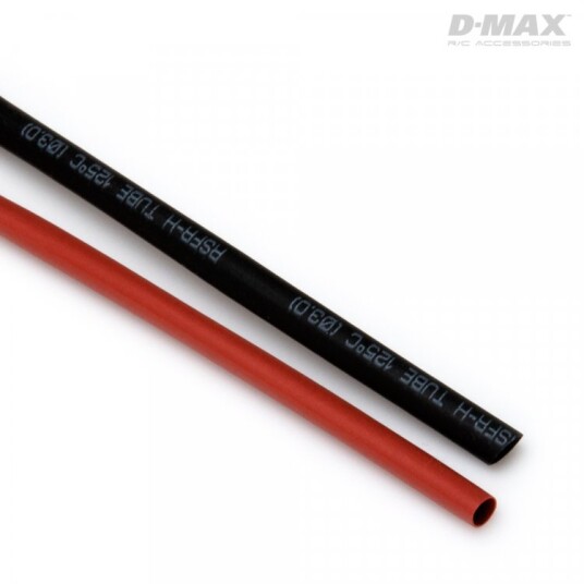 DynoMAX B9202 Heat Shrink Tube Red & Black D3/W4.5mm x 1m