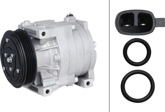 AC-kompressor HELLA 8FK 366 201-601