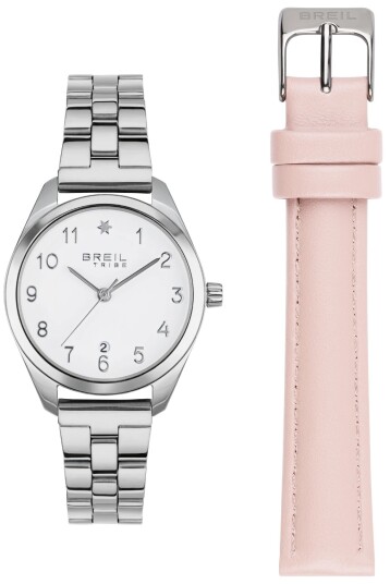 Breil Dameklokke EW0701 Time of Love Hvit/Stål Ø30 mm