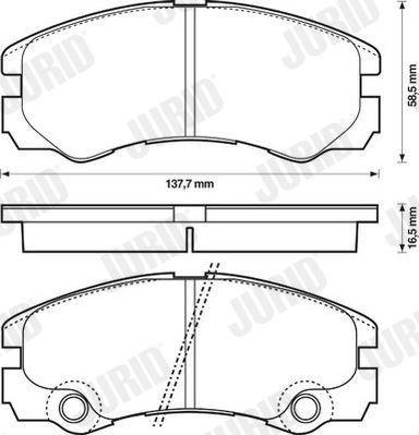 Bremseklosser JURID 573066J
