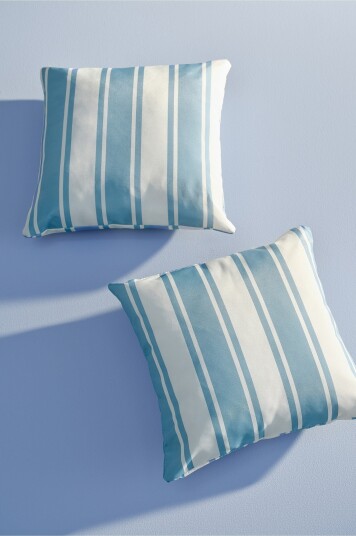 Jotex 2pakke Pute Duveblå stripe MENTON 2234441060 Jotex 2pakke Pute Duveblå stripe MENTON 2234441060