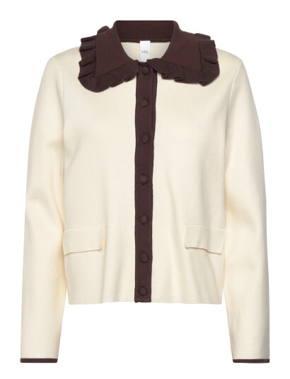 YAS Yasnella Ls Knit Cardigan D2D Cream S