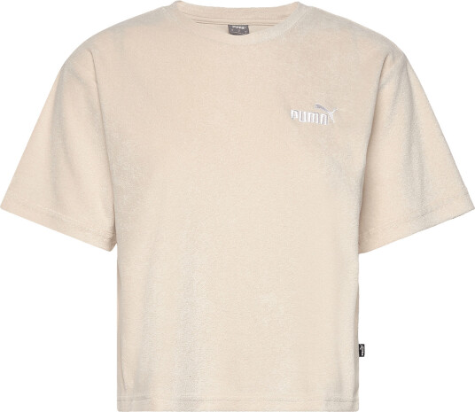 PUMA | Ess Elevated Relaxed Cropped Tee | XS