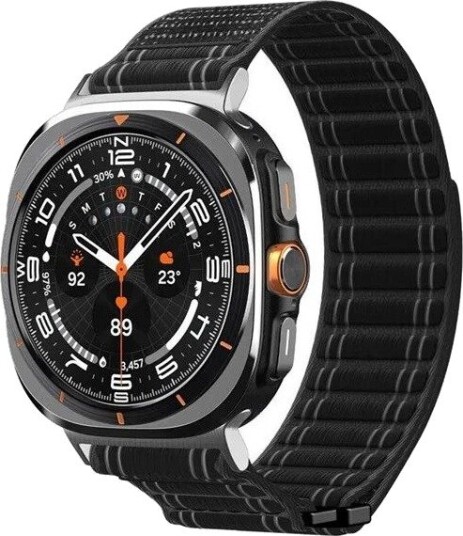 Spigen Fabric Band (hook-and-loop) - black - Samsung Galaxy Watch Ultra 47mm
