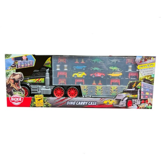 Dickie Toys Dino Bilkoffert m/ 18 tilbehør
