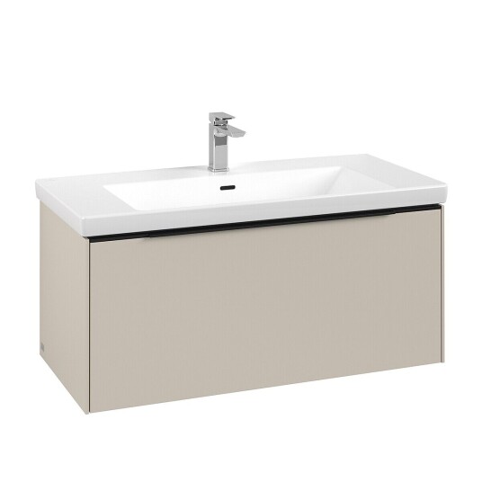 Villeroy & Boch  Subway 3.0 Servantskap m/1 skuff 973x429x478 mm Lys Grå Matt