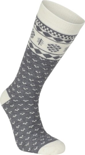 Ivanhoe Unisex Wool Sock Folklore Grey 43-46