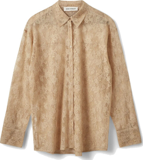Sofie Schnoor Sylvinesw Distressed Shirt Beige 38