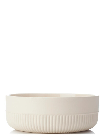Novoform Root Salad Bowl - Cream - H9.4XØ25CM Novoform Root Salad Bowl - Cream - H9.4XØ25CM