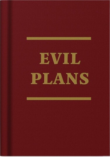 Ohh Deer Notatbok Mini Evil Plans A7 Tekstil Ohh Deer Notatbok Mini Evil Plans A7 Tekstil