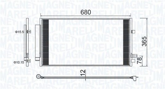 Kondensator MAGNETI MARELLI 350203173000