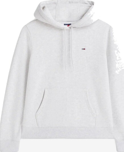 Tommy Jeans Tjw Reg S Flag Hoodie - ICE GREY HEATHER - S Tommy Jeans Tjw Reg S Flag Hoodie - ICE GREY HEATHER - S