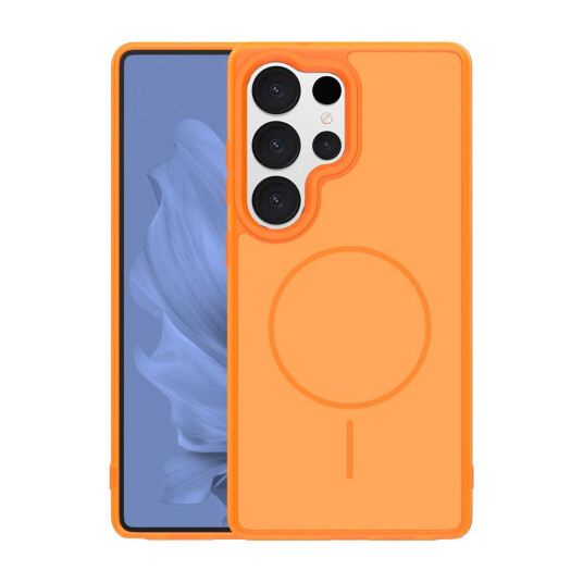 TFO Frame Thin Mag Deksel for Samsung Galaxy S25 Ultra Oransje
