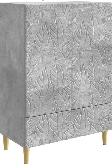 Serviesskap Betonggrå 66 x 34,5 x 95 cm Konstruert tre Serviesskap Betonggrå 66 x 34,5 x 95 cm Konstruert tre