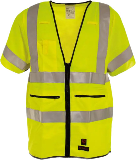 Tranemo Refleksvest, Flammehem. Mann, Str. L, Gul