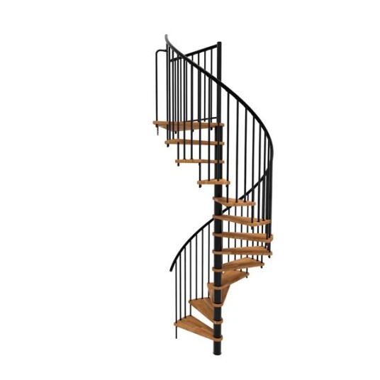 Minka Spiral Smart Spiraltrappe I Svart