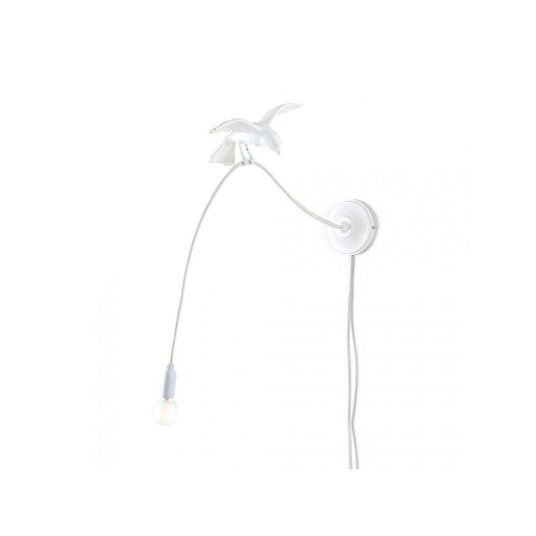 Seletti - Sparrow Cruising Vegglampe White