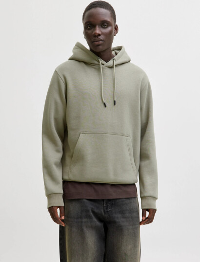 Jack & Jones Jjebradley Sweat Hood Noos   Khaki green   S