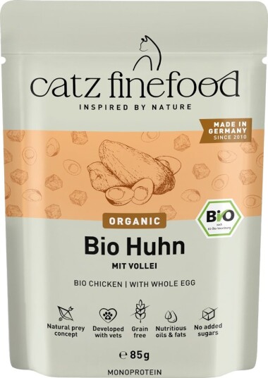 Catz Finefood Økologisk No.503 Øko-Kylling 12 X 85 G