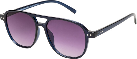 Waye solbrille 058 mørk blå/gradert grå smoke 1 stk
