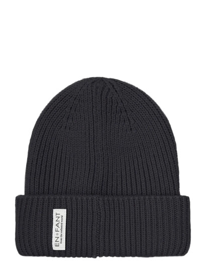En Fant Beanie W. Lining - Navy - 9-12M