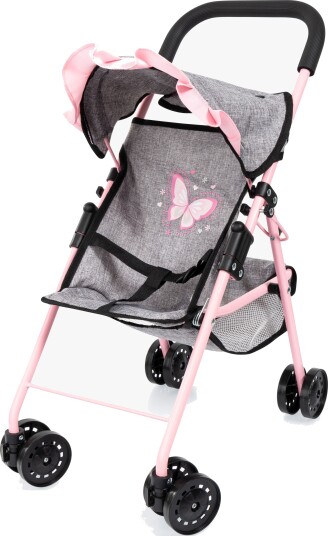 Bayer Design Dukketrille med Kalesje Grå