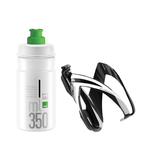 Elite Ceo 350ml Drikkeflaske & Flaskeholder Elite Ceo 350ml Drikkeflaske & Flaskeholder