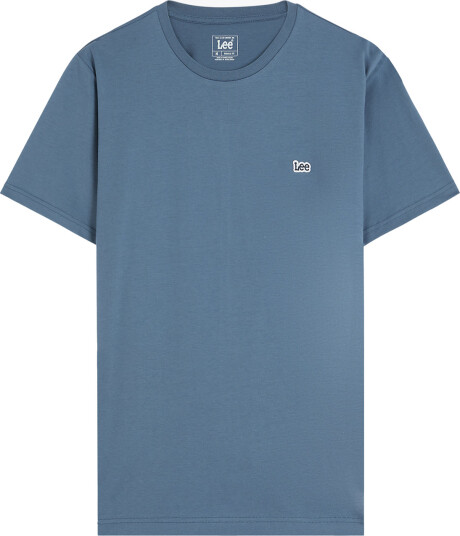 Lee Short Sleeve Patch Logo Tee Blå M Lee Short Sleeve Patch Logo Tee Blå M