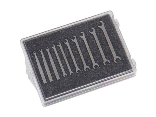 Donau Elektronik 980-Set Micro-Maulschlüssel-Set 10-Tlg. 1-4 Mm Mikronøgle 10 Dele 1 - 4 Mm