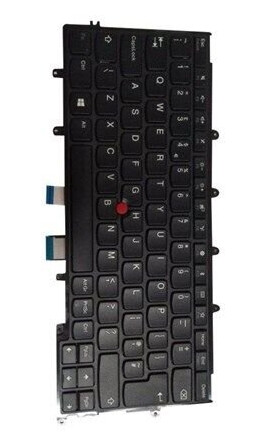 Lenovo Lite-On - Brbart tastatur - til utskifting - Engelsk - Storbritannia - Svart