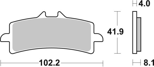 Bremseklosser sbs 901HS Bremseklosser sbs 901HS