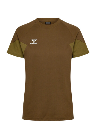 Hummel Hmltravel T Shirt S/S Woman Khaki green M