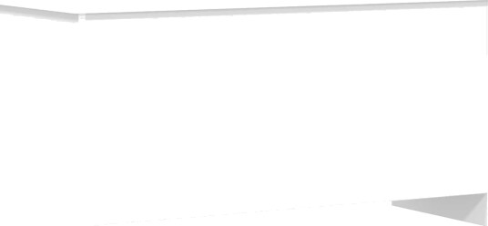 vidaXL Oppbevaringskiste Hvit 100 x 40 x 50 cm Konstruert tre