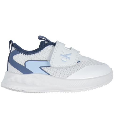Calvin Klein Sko Low Cut Velcro Hvit/Lyseblå 22 Sko