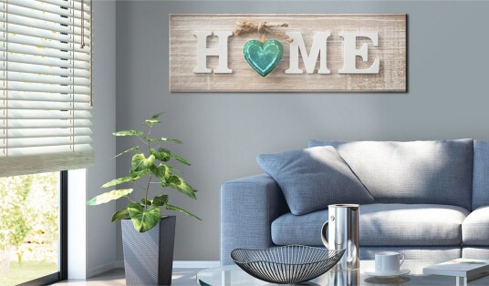 Tavle Home: Blue 120X40 Artgeist sp. z o. o.