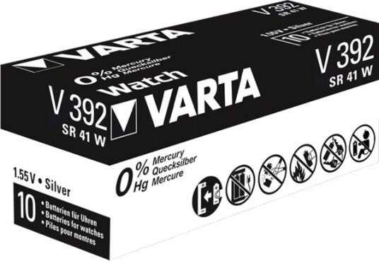 Varta V 392 Knappcellebatteri 1.55 V Sølvoksid 40 mAh